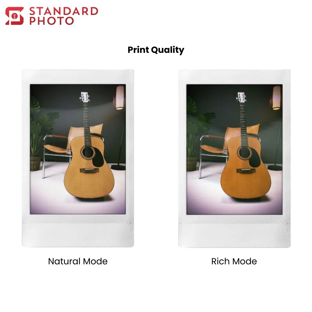 StandardPhoto Fujifilm instax Mini Evo Instant Camera Print Quality Modes