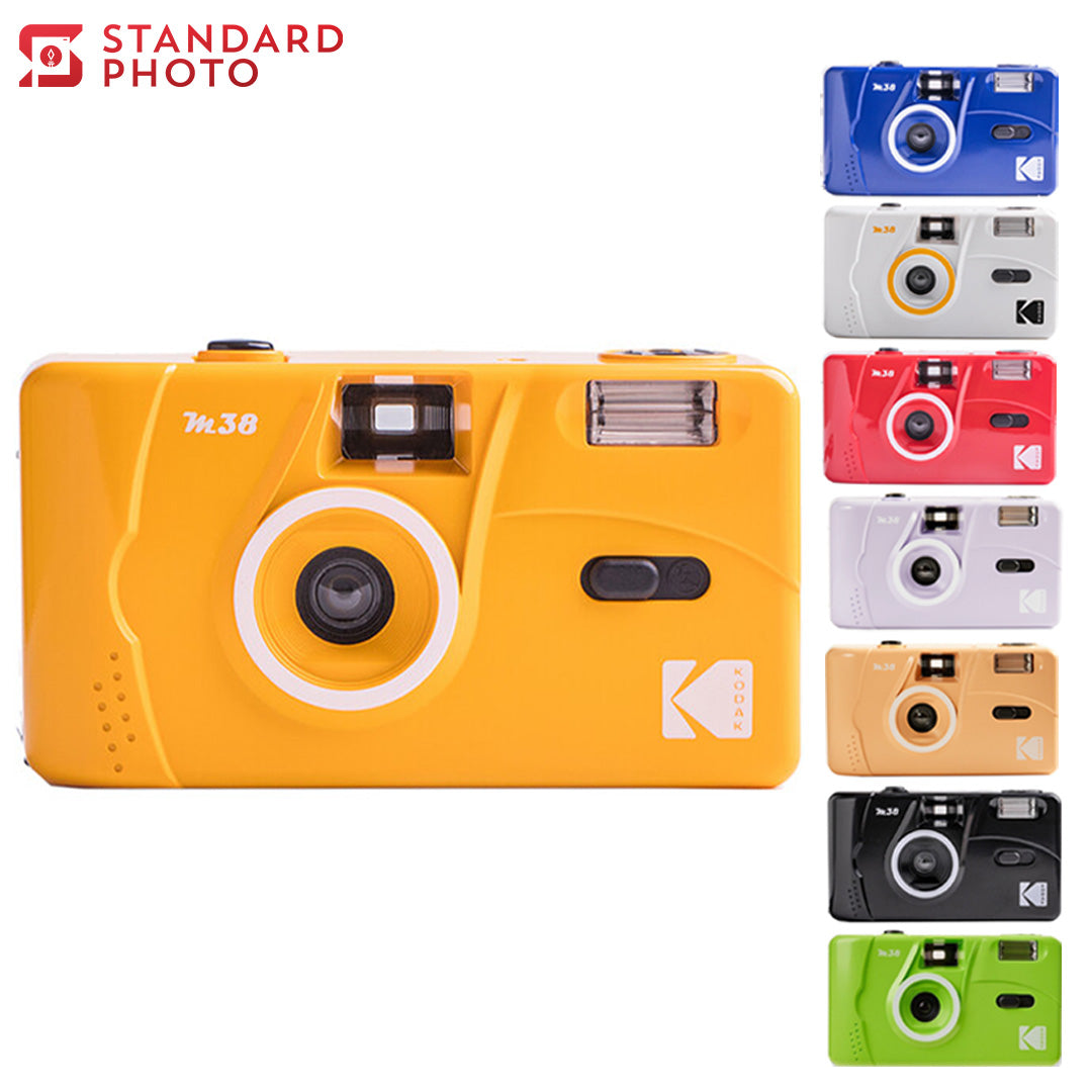 StandardPhoto Kodak M38 Refillable Film Camera Cover Picture  Yellow Classic Blue Cloudy White Scarlet Flame Red Lavender Grapefruit Starry Black Lime Green