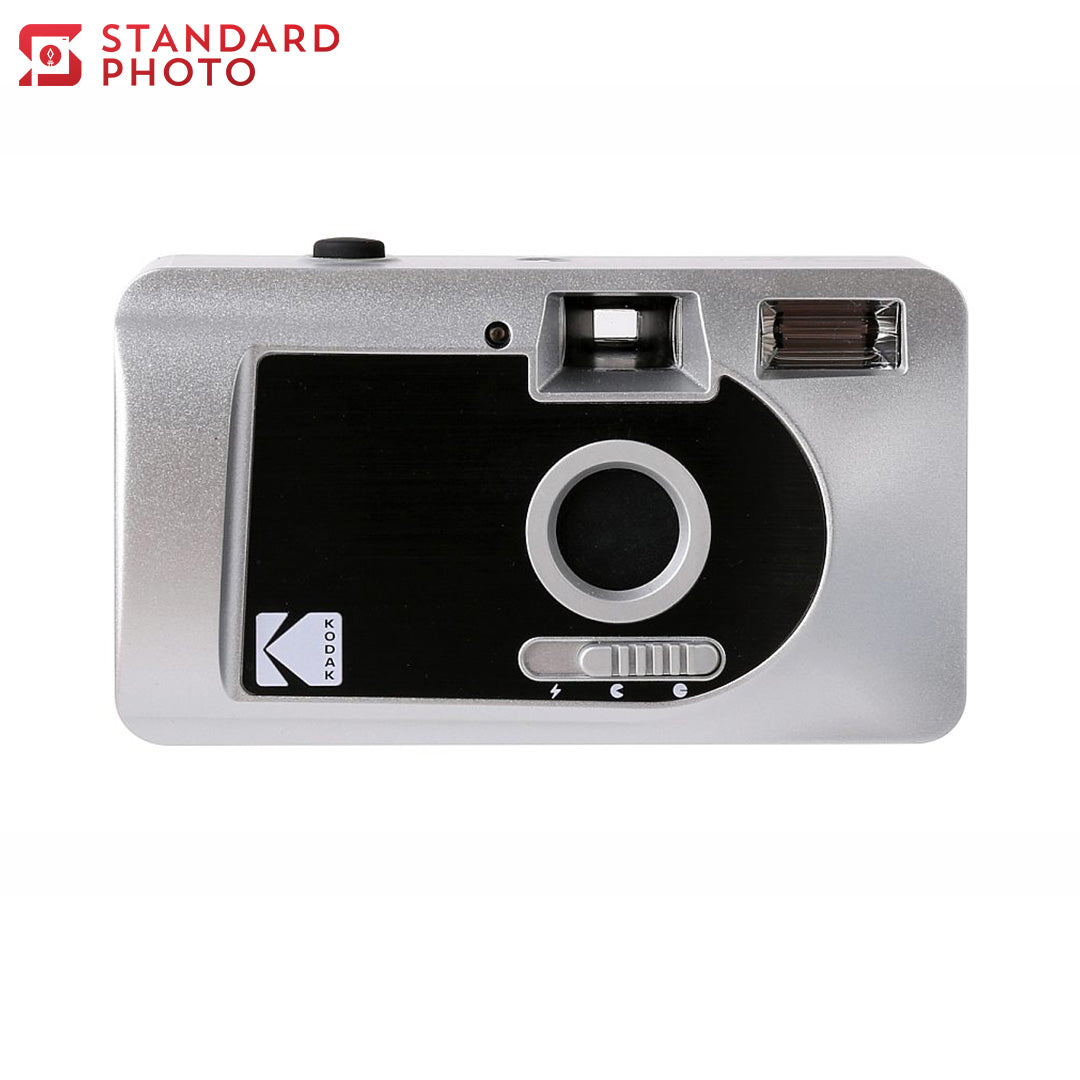 StandardPhoto Kodak S88 Motorised 35mm Film Camera Silver Black 