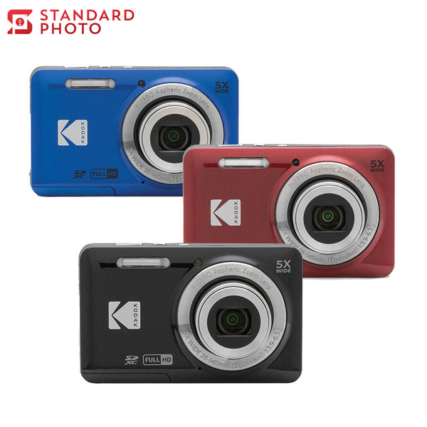 StandardPhoto Kodak FZ55 Digital Camera Cover Image Black Blue Red