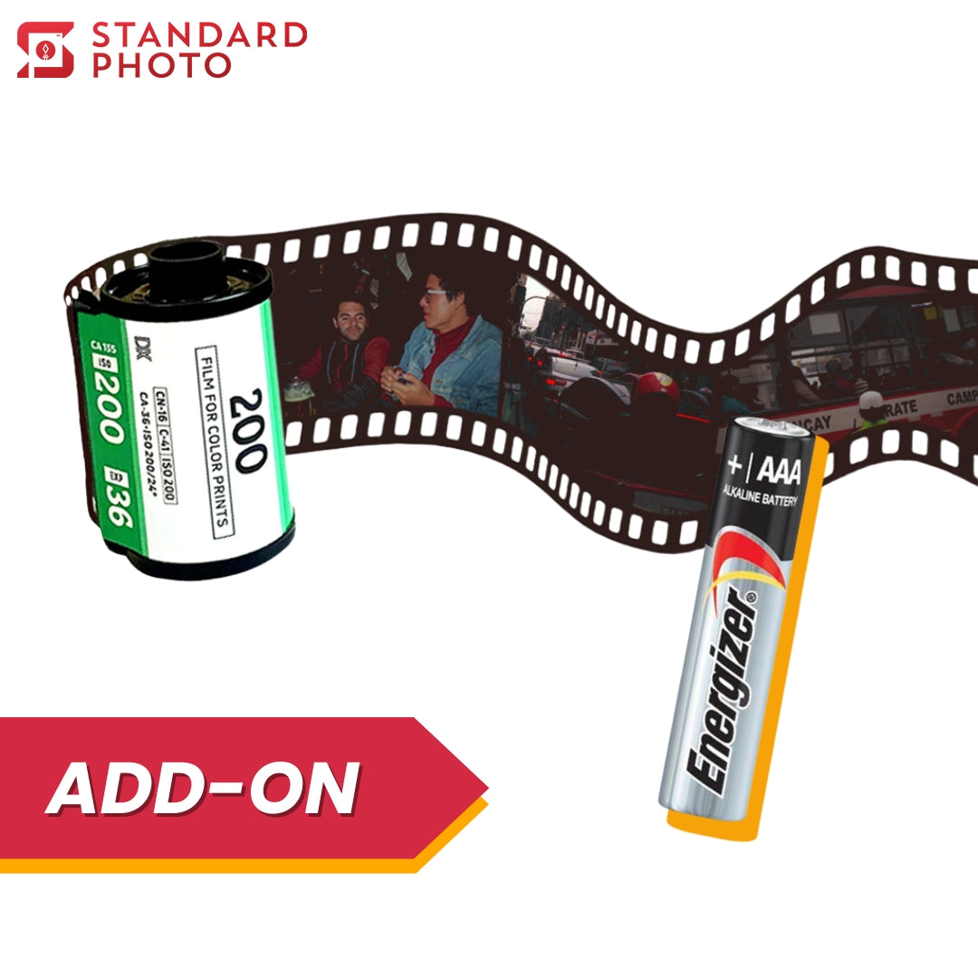 StandardPhoto Fujifilm Speed 200 Battery Add-On Cover Image Film Roll Triple A 