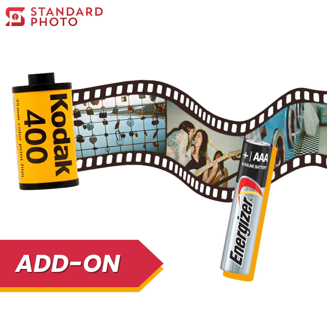 StandardPhoto SP Kodak Ultramax 400 SC 135-36 Battery Add on Cover Image Triple A Film Roll